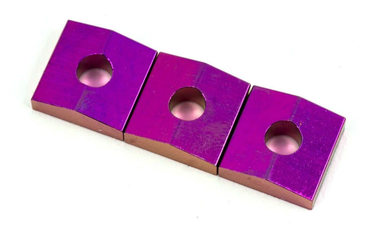FU-Tone Titanium Lock Nut Blocks Purple 3 Pack 16690₽
