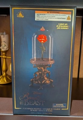 Disney Parks Beauty and the Beast Light-Up Enchanted Rose Replica