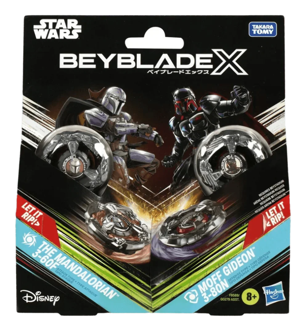 Beyblade X - Star Wars - The Mandalorian 3-60F vs Moff Gideon 3-80N