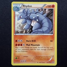Rhydon 61/146 Rare XY Pokemon Moderately Played