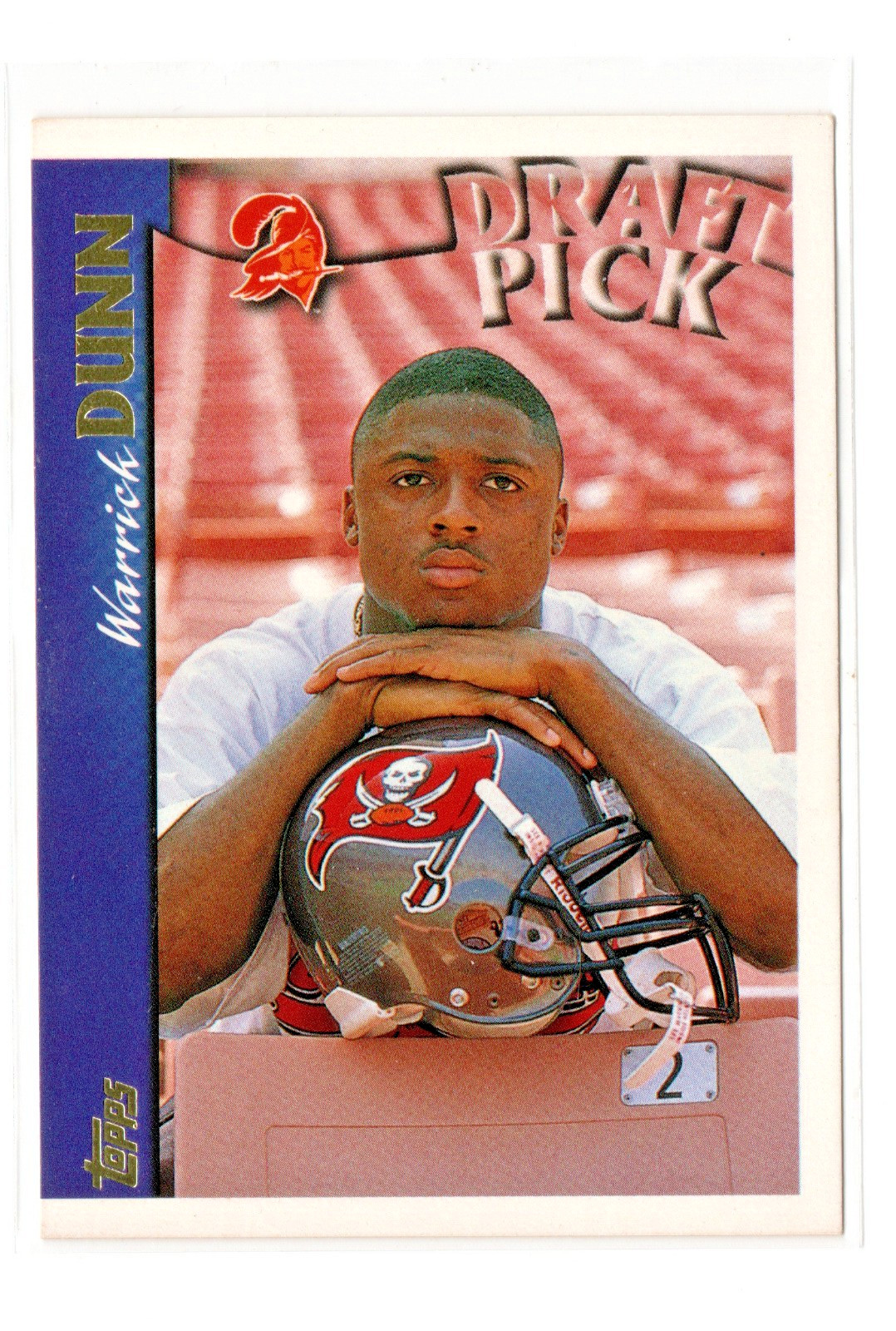 1997 Topps - Warrick Dunn #415 Draft Pick Rookie RC Tampa Bay Bucs Falcons - NM!