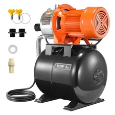 VEVOR 1.6 HP Shallow Well Pump with Pressure Tank 1320 GPH