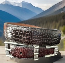 Brighton Leather USA Belt Size 32     NWT M30207 List 62