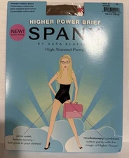 Higher Power Brief By Spanx High-Waisted Panty Size C Cocoa Brown, New