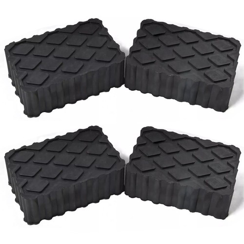 4PCS RUBBER BLOCK SET FOR GARAGE SCISSOR LIFTS JACKING BEAM - 12 x 8 x 4cm - Picture 7 of 8