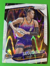 2025 Panini Prizm WNBA Satou Sabally White Seismic Prizm RC #4 Phoenix Mercury