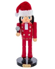 Kurt S. Adler (EP6201L) Elvis in Burning Love Suit Nutcracker, 11"