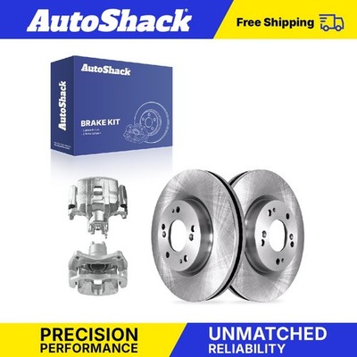 Front Brake Rotors Calipers for Jeep, Patriot 2007-2017, 4WD FWD L4 2.0L 2.4L