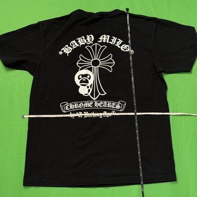 希少CHROME HEARTS × A BATHING APE Tシャツ ベビー BAPE x Chrome Hearts Baby Milo White T-Shirt Size medium | eBay