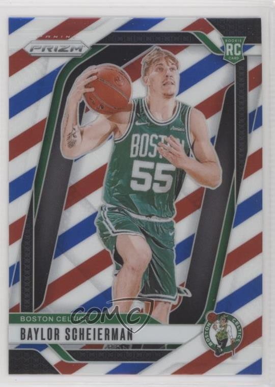 2024-25 Panini Prizm Red White & Blue Prizm Baylor Scheierman #236 1u6
