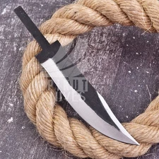 9’' Handmade 1095 Steel Blank Blade–Custom skinner Knife Razor Sharp Edge EDC