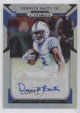 2019 Panini Prizm Draft Picks Silver Derrick Baity Jr #229 Auto 12gr