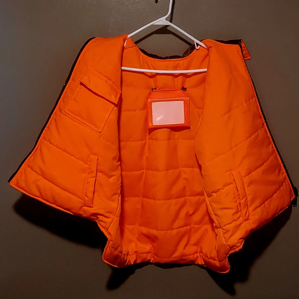 Northwest Territory Hunting Vest, Mens XL, Reversible Woodland Camo/Orange - Image 4 of 4