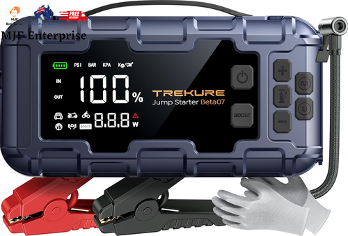 6000A Jump Starter with Air Compressor 160PSI, 45W Charging Car Battery Jump Sta - Picture 8 of 12
