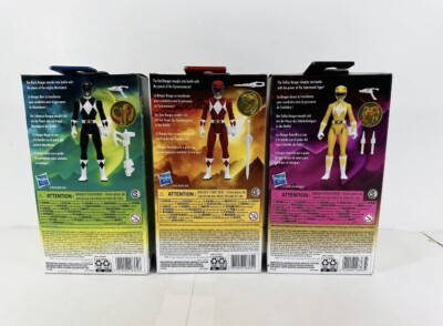 Hasbro Power Rangers Mighty Morphin - Set 6 Action Figure Da 30,5 Cm Con Accessori, Collezione
