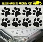 Dog Cat Animal Paw Print car window QUALITY decal Stickers 50mm (8 stickers)