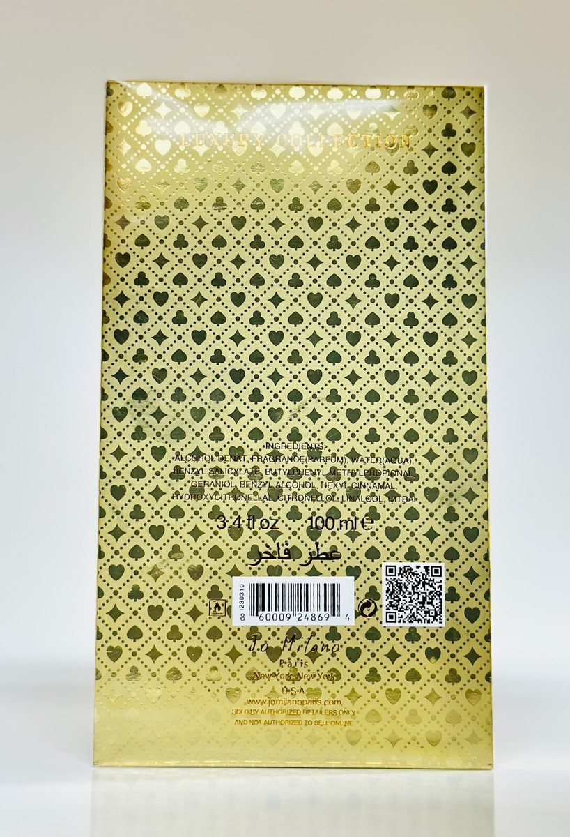 Game Of Spades JACKPOT By Jo Milano Paris 3.4oz Parfum Unisex