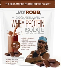 Jay Robb Whey Protein 1.5lb Protein Chocolate Bag GREAT DEAL