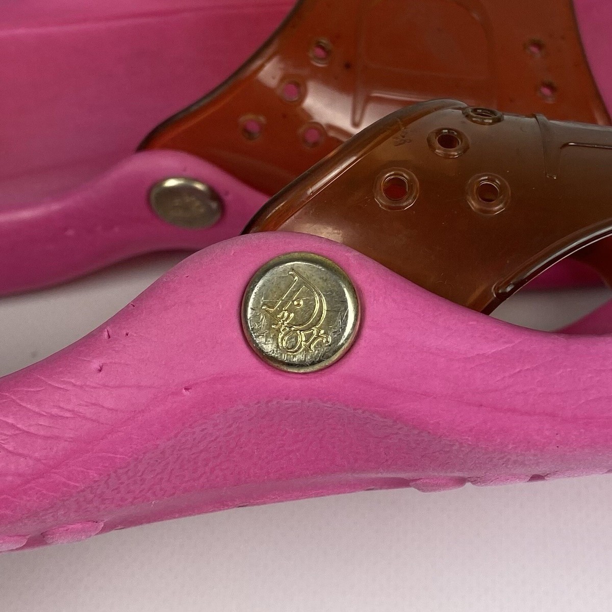 Dior ピンク ミュール　ヴィンテージ Dior ピンク ミュール ヴィンテージ - メルカリ