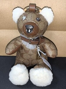coach bear bolsa charm