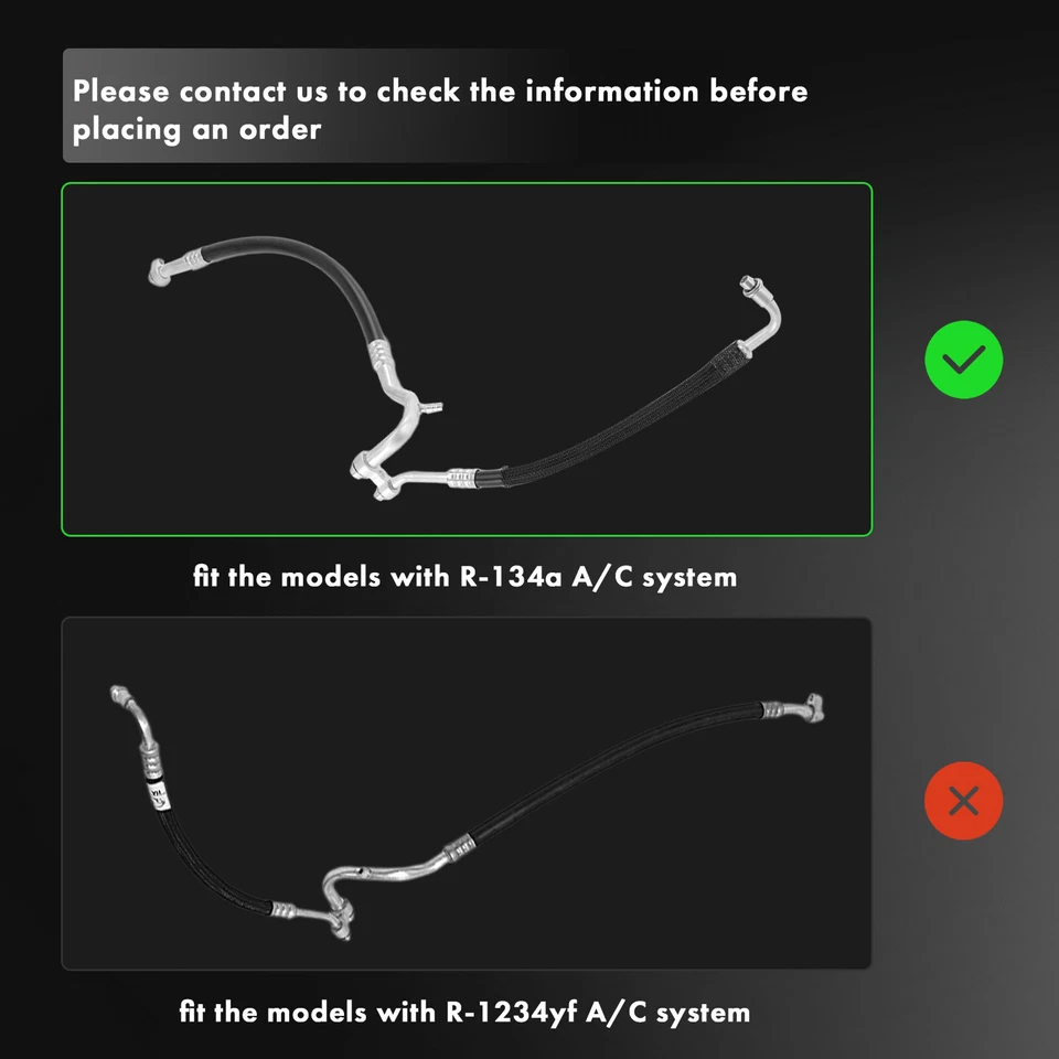 Conjunto de manguera de línea de succión y descarga de aire acondicionado para Dodge Dart 2013-2016 L4 2,0 L 2,4 L Foto 2 de 4