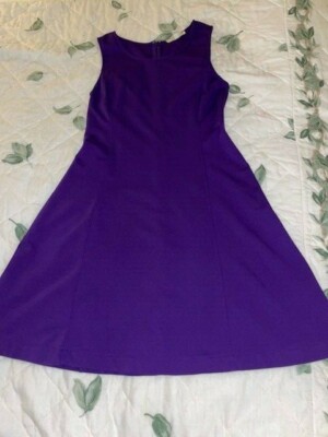 Deep Purple A Line Tank Dress | eBay