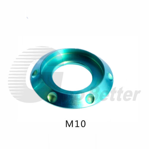 Arandelas de titanio M5 M6 M8 M10 GR5 Ti junta espaciadora para motocicleta bicicleta eléctrica - Imagen 32 de 39