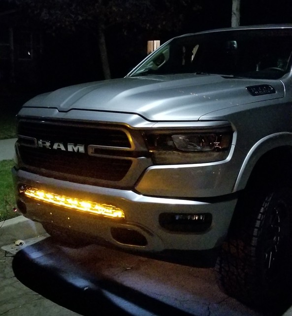 2020 RAM 1500 M&R Single 40" Lower Grill LED LIGHTBAR KIT( AMBER or