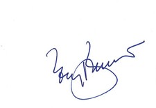Tony Bennett autograph signed 10x15 cm index card
