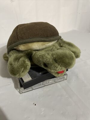 Folkmanis Folktails Baby Turtle Hand Puppet Green Plush Stuffed Animal 8.5'' Cute