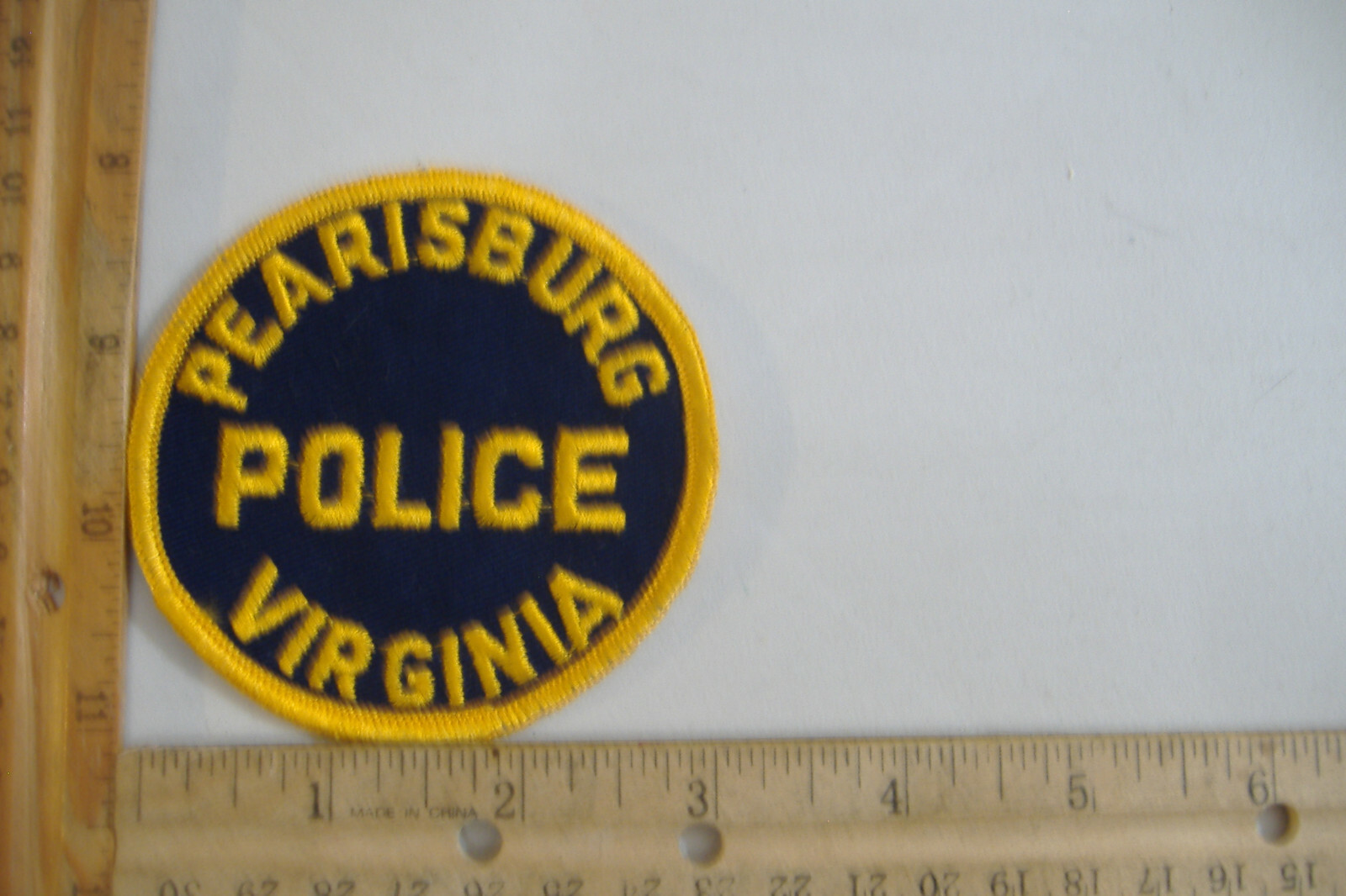 PEARISBURG VIRGINIA POLICE FABRIC PATCH eBay