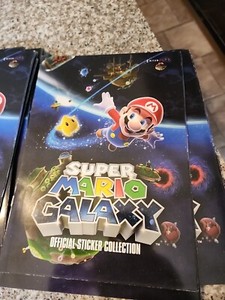 SUPER MARIO GALAXY STICKER ALBUM LOT 8 BOOKS NO STICKERS INC Wholesale lot 2009 