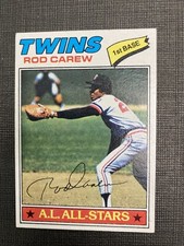 1977 TOPPS #120  Rod Carew  MINNESOTA TWINS  EX-