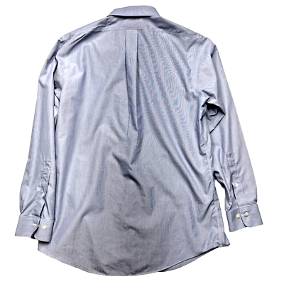 トップス 60s Brooks Brothers makers 346 BD shirt Brooks Brothers 346 Men's Shirt 16 34/35 – Blue Non-Iron Dress