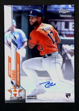 2020 Topps Chrome #RA-AT Abraham Toro Rookie Card Auto - Houston Astros. rookie card picture