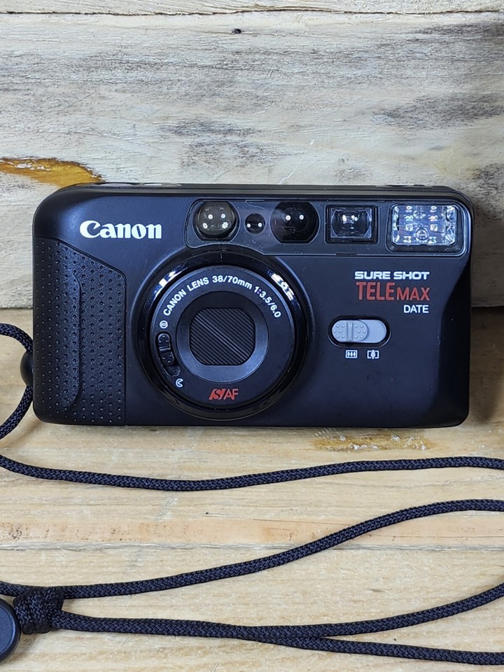 Canon Sure Shot TELEmax Point & Shoot 35mm Film Camera 38/70mm Lens