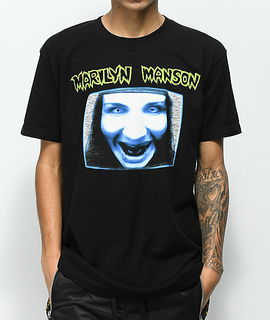 Marilyn Manson TV T-Shirt NEW Licensed & Official | eBay