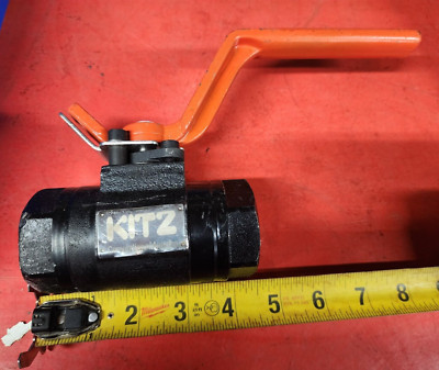 Kitz AW3000SCTFWZM-FS 3/4'' Ball Valve #1500 A105N FP Socket Weld Locking Lever