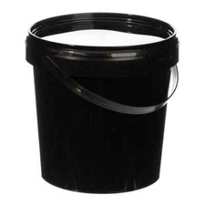 1L 1000ml Tubs Bucket Storage Container Pail  + Lid Plastic Handle FOOD GRADE