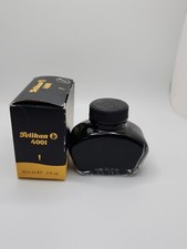 Pelikan 4001 Bottled Ink for Fountain Pens, Brilliant Black, 62.5 ml