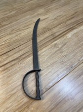 Vintage Brass Sword Knife Letter Opener KG JD