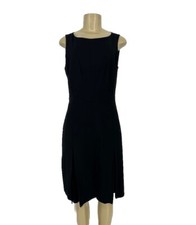 J Crew Size 6 Women Meadowbrook Dress Bistretch In Wool Black K7879 20-14