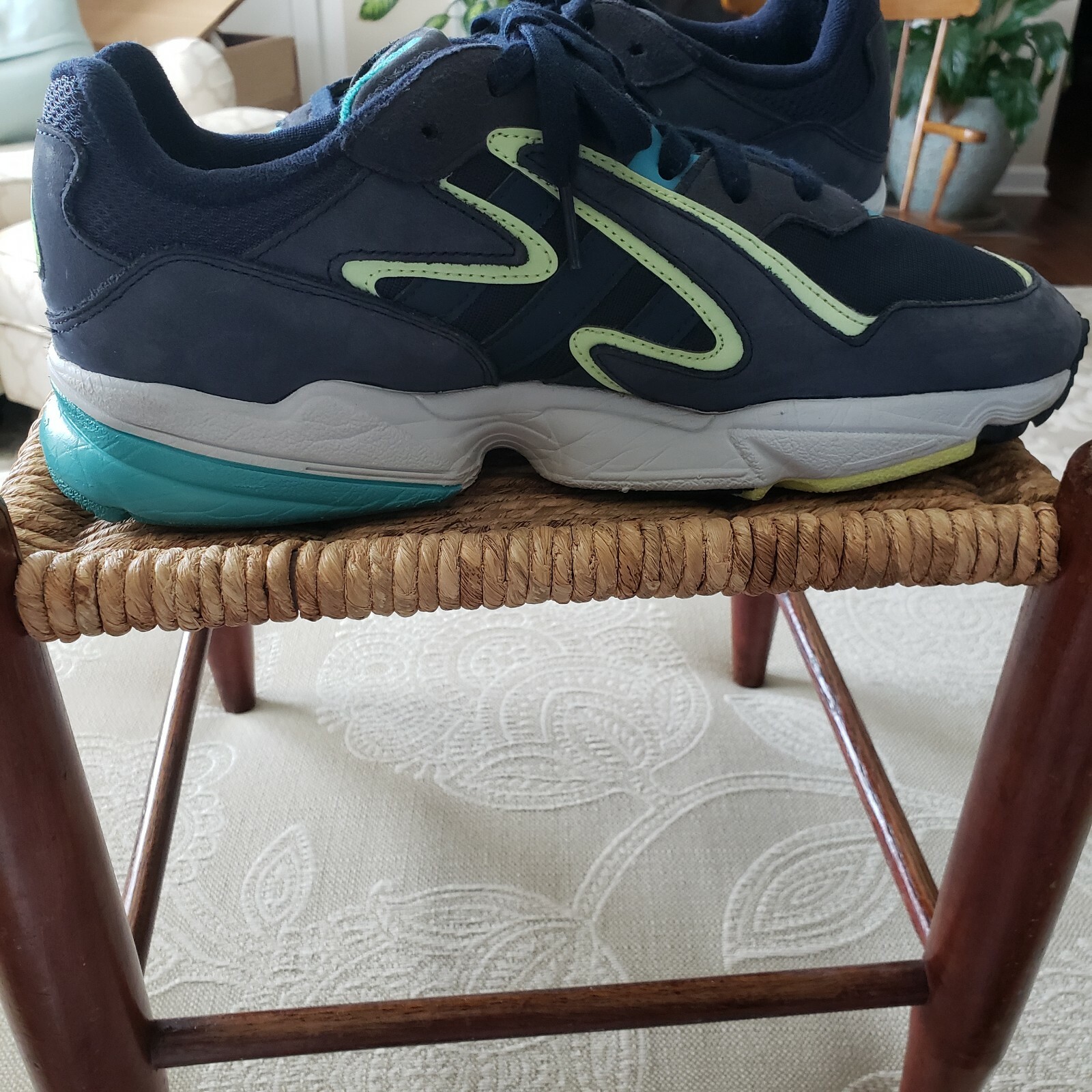 navy adidas yung mens