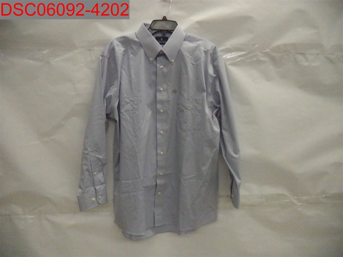 slim fit dress slacks Airthreads Men's Shirt, Cotton Linen, Short Sleeve, Dusty Blue, Tailored Fit