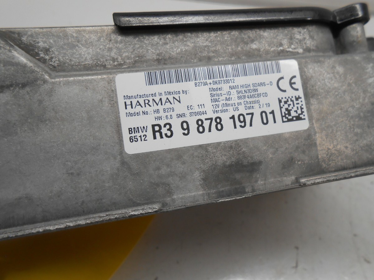 BMW 3, 5, 6, 7, 8 Series Audio Receiver Module OEM 65129878197 