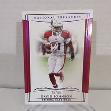 2018 Panini National Treasures Purple #6 David Johnson /50