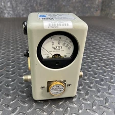 Bird Model 43 RF Wattmeter with 3 Element Slugs
