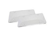 2pcs Clear License Plate covers for USA Canada north America License plates