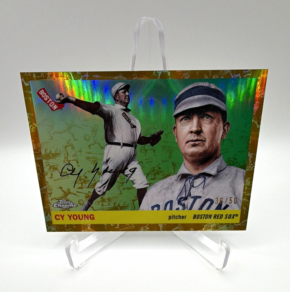 Cy Young Baseball Sports Trading Card Singles Serial Numbered for
