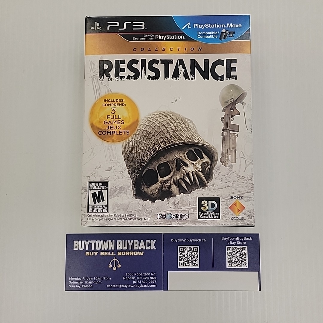 Resistance Collection 1, 2 & 3 (Sony PlayStation 3 PS3) CIB